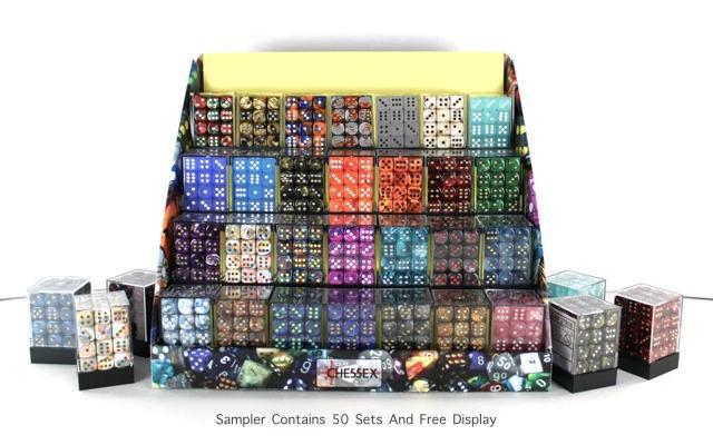 36 Count D6 Festive Chessex Dice Cube