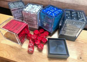 36 Count D6 Opaque Chessex Dice Cube