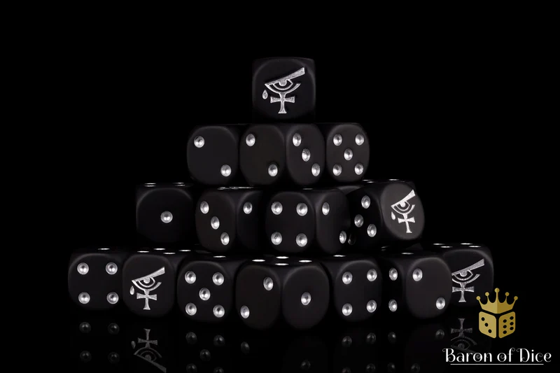 Baron of Dice 25 Count Square Corner Xenos Dice