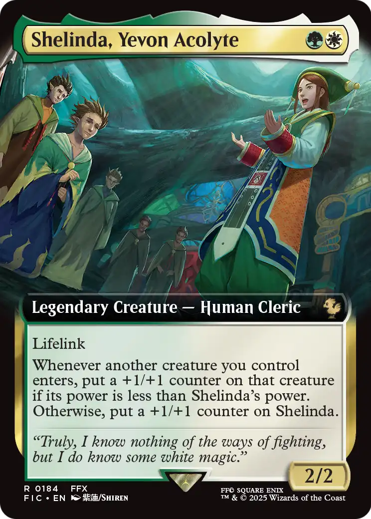 Shelinda, Yevon Acolyte