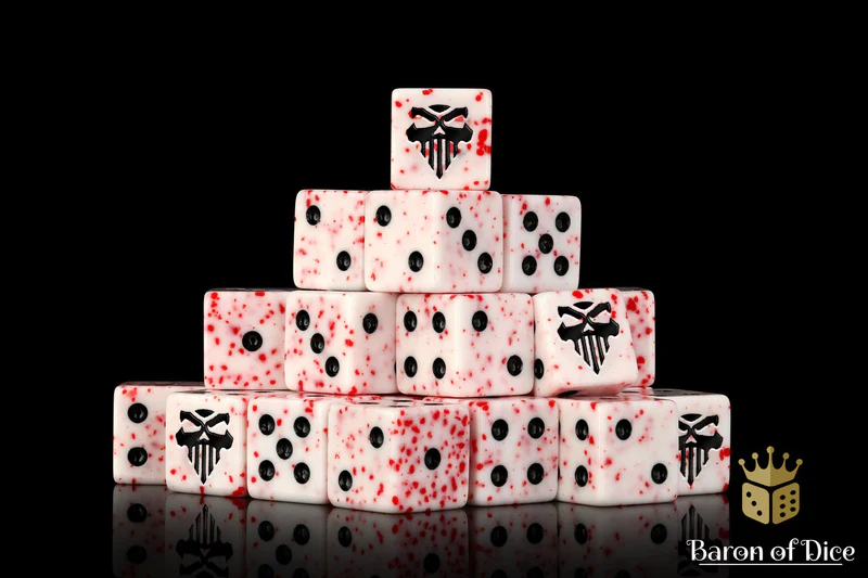 Baron of Dice 25 Count Square Corner Chaos Dice