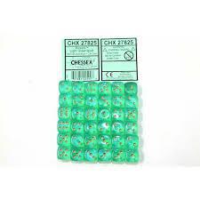 36 Count D6 Borealis Chessex Dice Set