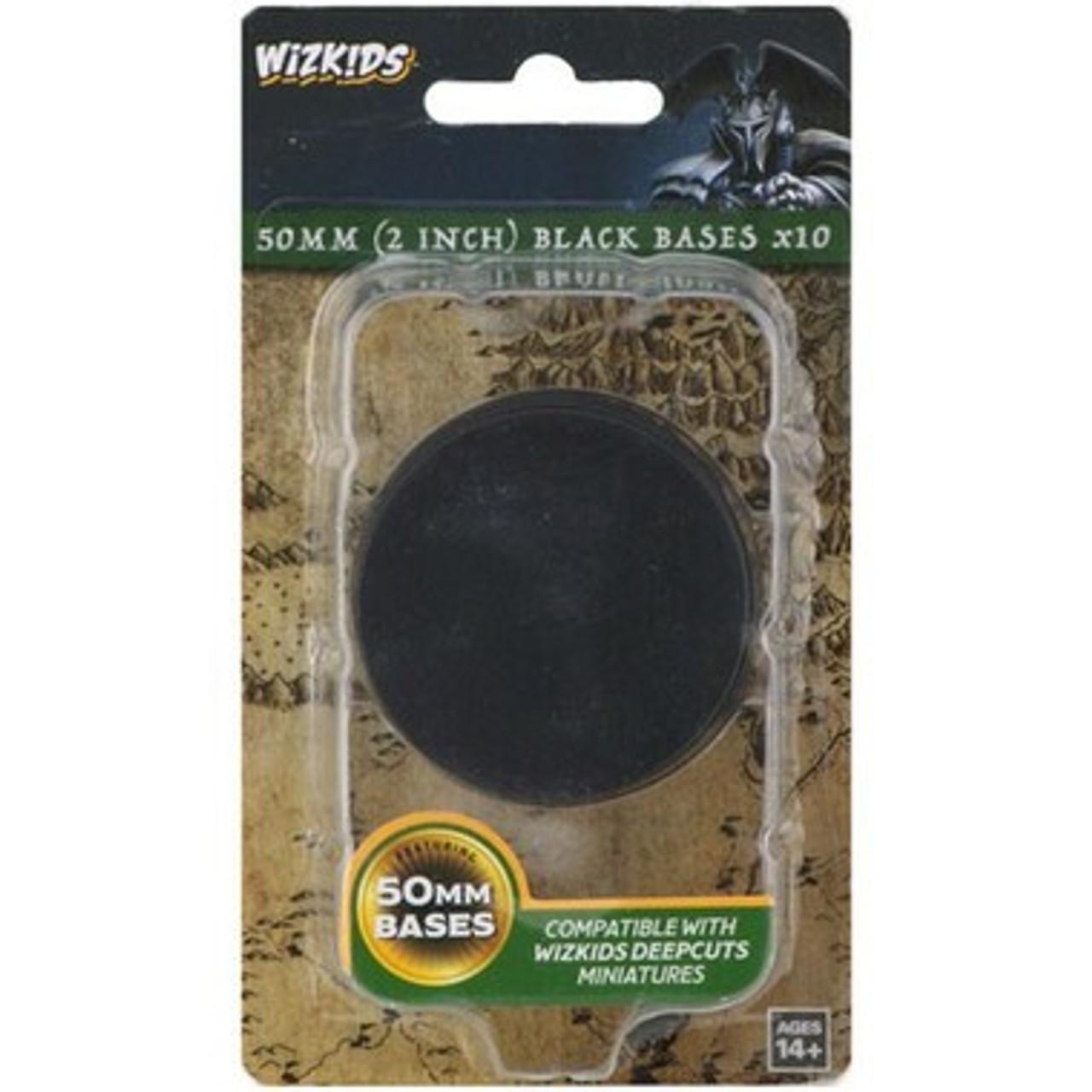 Wizkids 50mm Black Bases 10ct