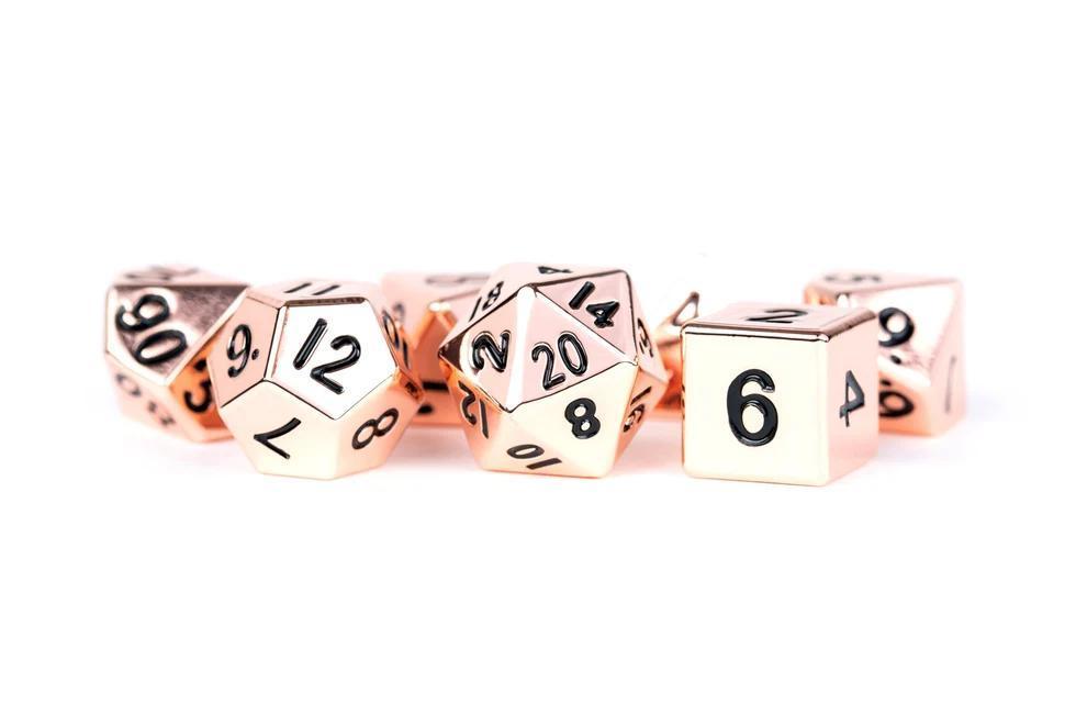 FanRoll Metal 7 Dice Set
