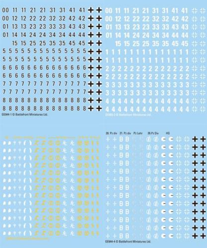 Heer Panzer Decals