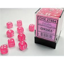 36 Count D6 Frosted Chessex Dice Cube