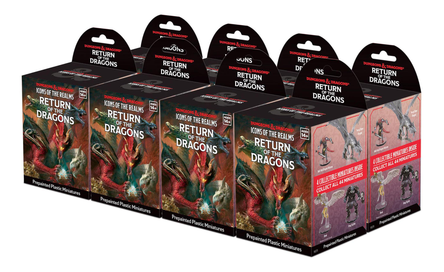 D&D Icons Of THE Realms: Return of The Dragons - Booster BRICK (8 Boosters)