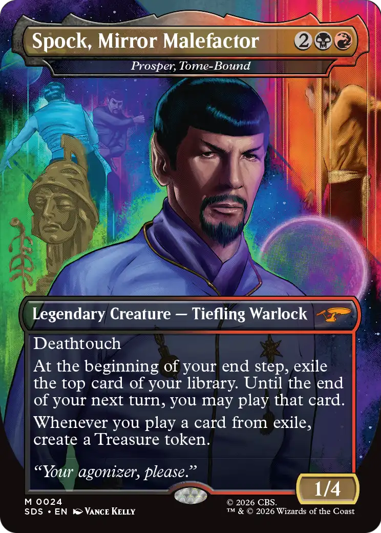 Spock, Mirror Malefactor - Prosper, Tome-Bound