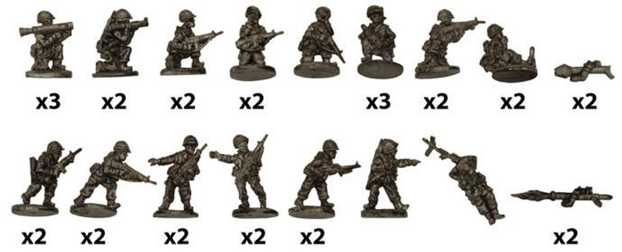 Armoured Infantry Platoon (WWIII x29 Figures)29 Figures