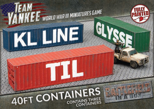 Team Yankee Modern: 40FT Shipping Containers