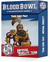 Blood Bowl Imperial Nobility Team Card Pack