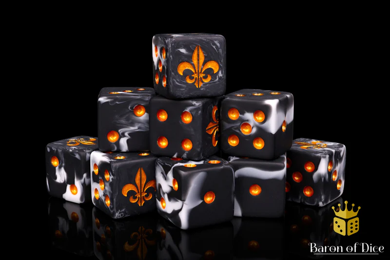 Baron of Dice 25 Count Square Corner Imperial Dice