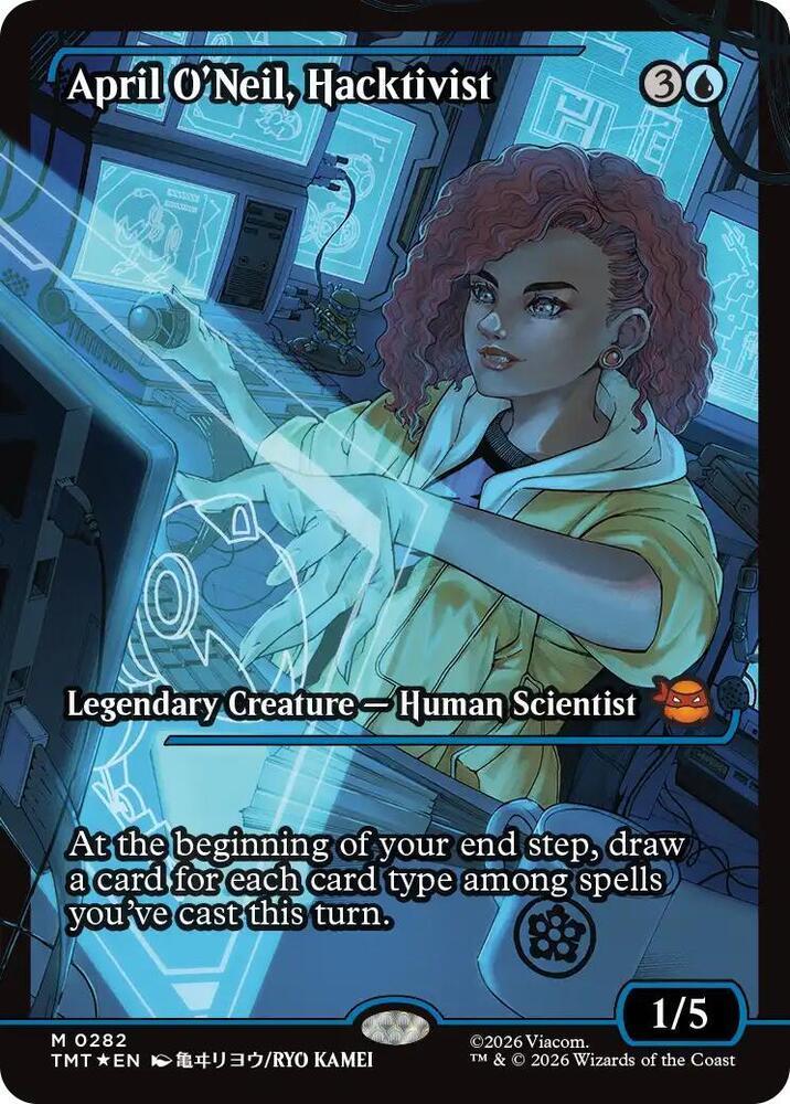 April O'Neil, Hacktivist