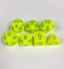 7 Die Vortex Chessex Dice Cube