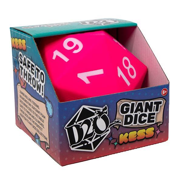 Giant Foam Dice D20 Assortment- Periwinkle/Purple/Green/Pink