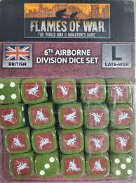 6th Airborne Division Dice Set