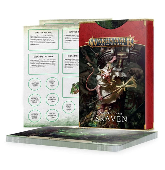 Warhammer Age Of Sigmar: Warscroll Cards - Skaven (2022)