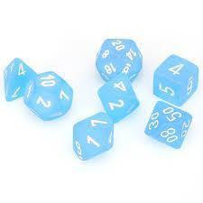 7 Die Frosted Chessex Set