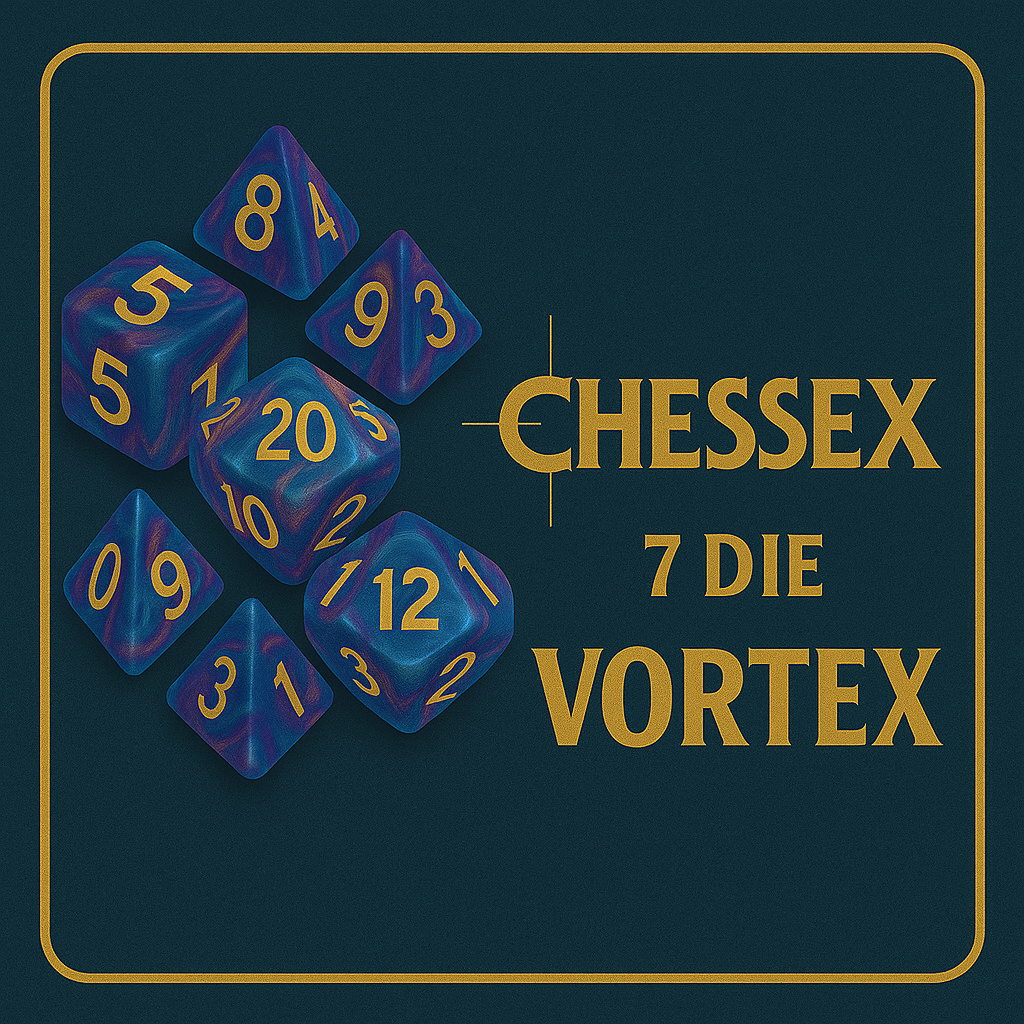 7 Die Vortex Chessex Dice Cube