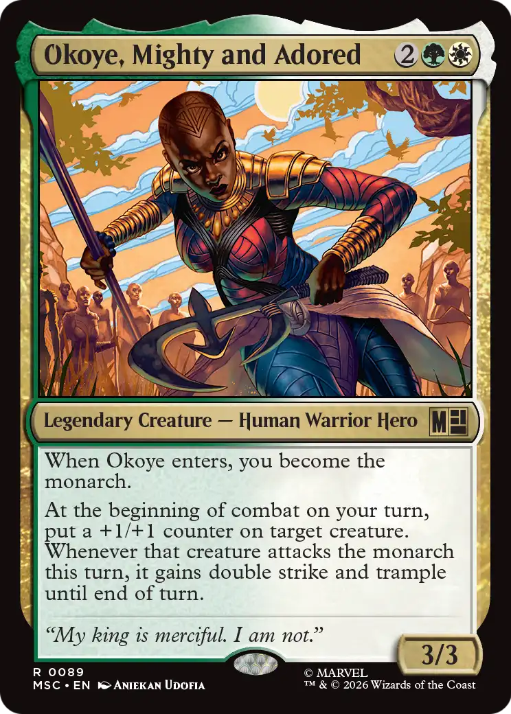 Okoye, Mighty and Adored