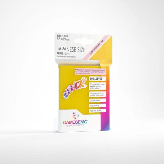 PRIME Sleeves: Japanese Sized Sleeves Yellow