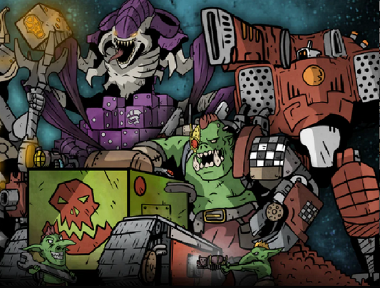 Baron of Dice 25 Count Rounded Xenos Dice