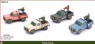 Pickup Trucks (x4)