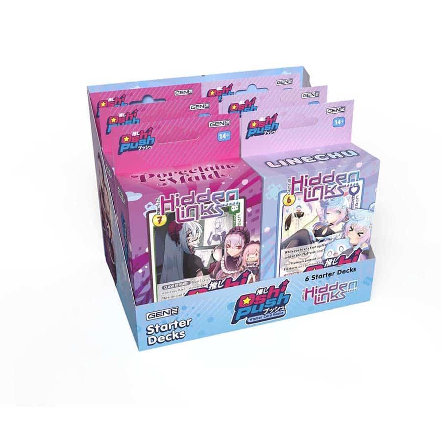 OSHI PUSH TCG: GEN TWO HIDDEN LINKS: STARTER DECK DISPLAY