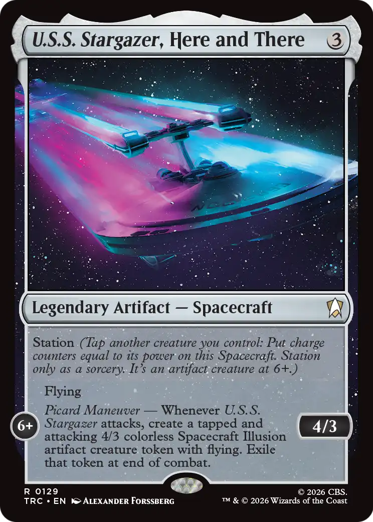 U.S.S. Stargazer, Here and There