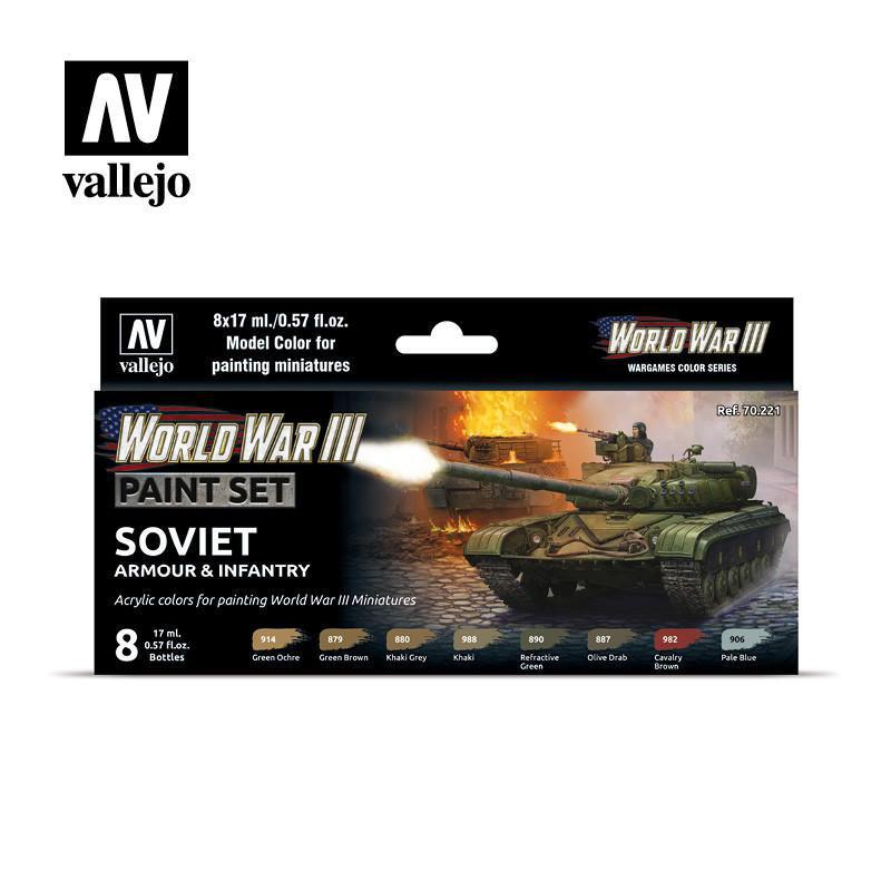 WW3 Soviet Armor & Infantry Paint Set