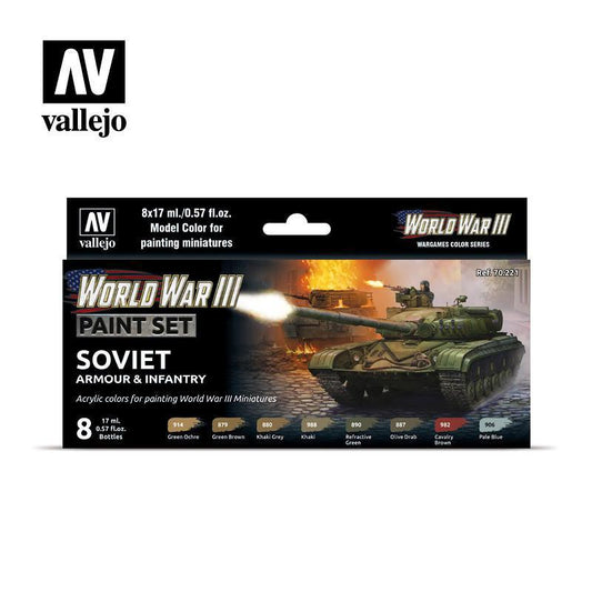 WW3 Soviet Armor & Infantry Paint Set