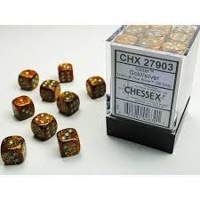 36 Count D6 Glitter Chessex Dice Cube