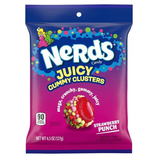 Nerds Juicy Gummy Clusters Peg Bag