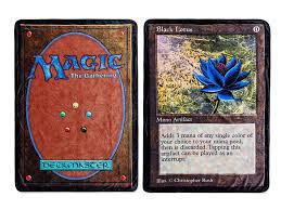 MTG Blanket Double Sided Black Lotus