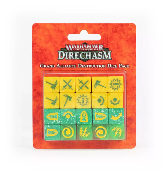 Warhammer Underworlds Direchasm Grand Alliance Destruction Dice Pack