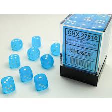 36 Count D6 Frosted Chessex Dice Cube