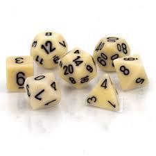 7 Die Opaque Chessex  Dice Sets