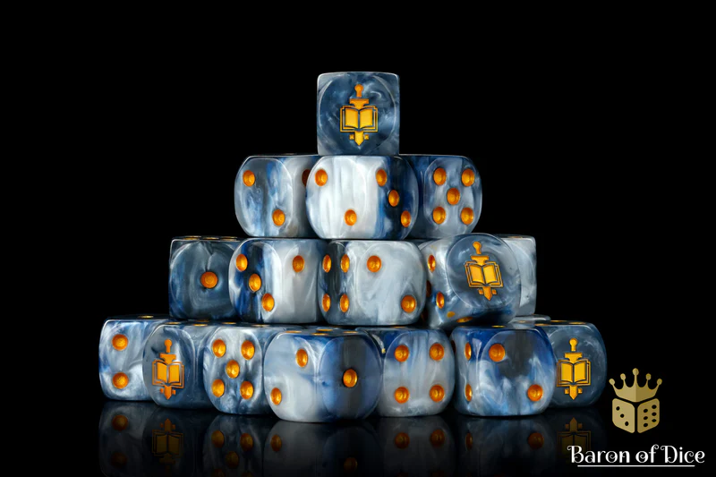 Baron of Dice 50 Count Square Corner Imperial Dice
