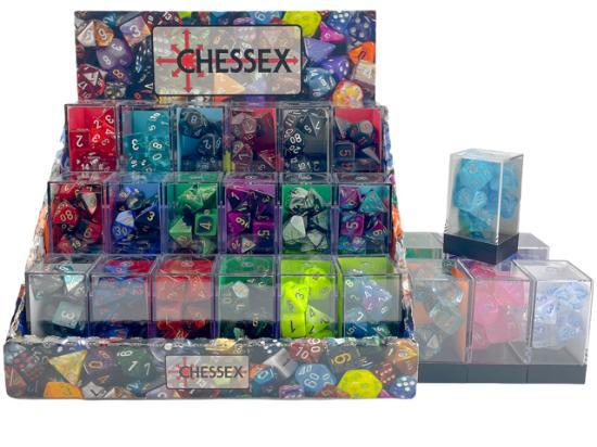 7 Die Mini Borealis Chessex Polyhedral dice Set