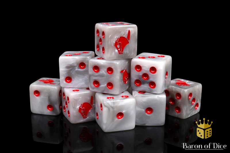Baron of Dice 50 Count Square Corner Xenos Dice
