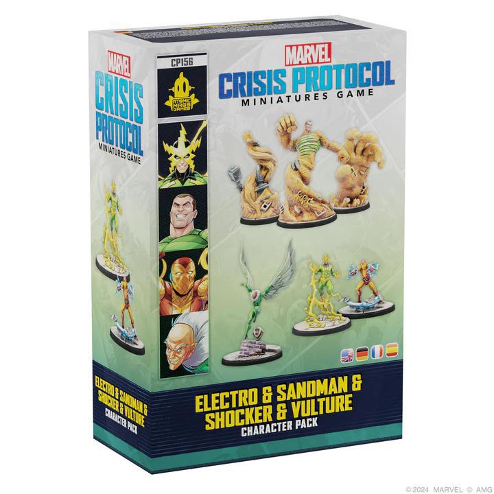 Marvel Crisis Protocols: Electro & Sandman & Shocker & Vulture Character Pack