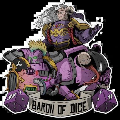 Baron Premium Vinyl Dice Stickers