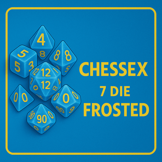 7 Die Frosted Chessex Set