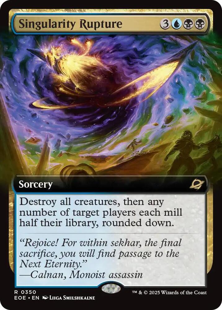 Singularity Rupture
