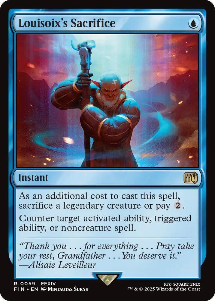 Louisoix's Sacrifice