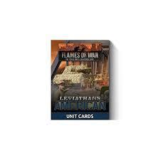 Late War Leviathans American Unit Cards