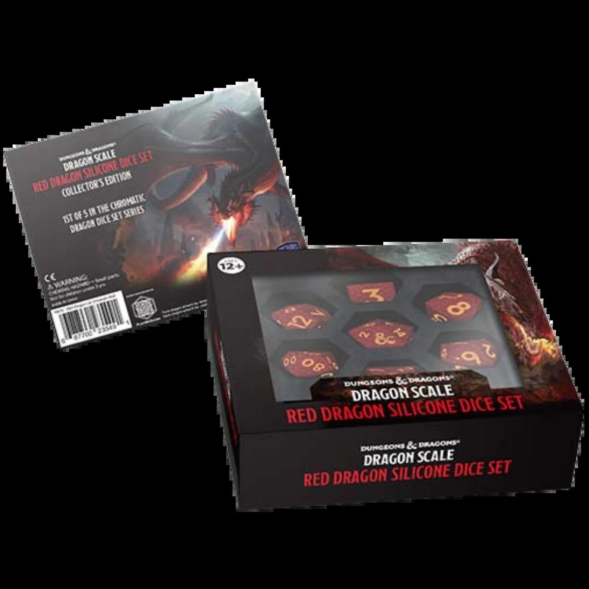 Dragon Scale: Red Dragon Silicone Dice Set