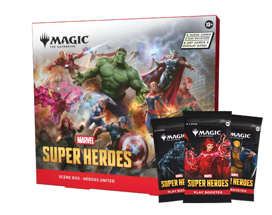 Magic the Gathering Marvel Super Heroes Heroes United Scene Box