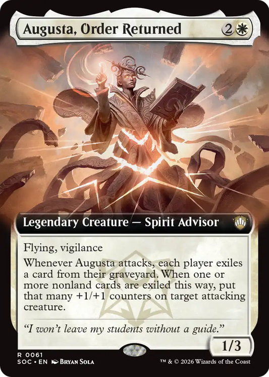 Augusta, Order Returned
