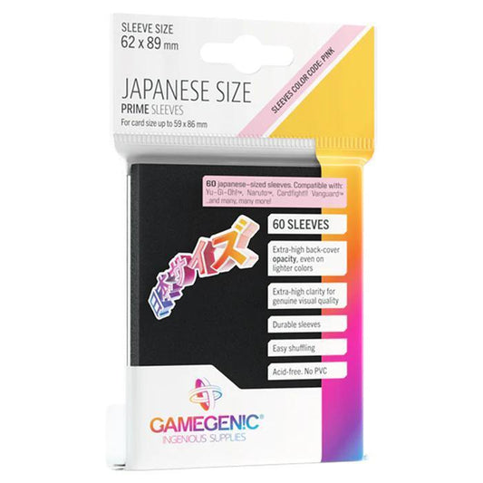 PRIME Sleeves: Japanese Sized Sleeves Black